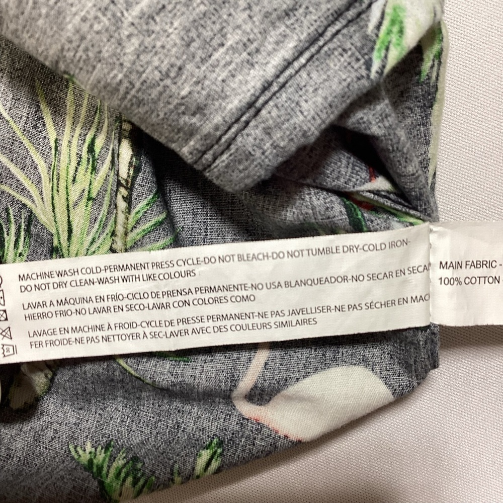 Denim & Flower Ricky Singh Tropical Print Windbreaker Jacket - Picture 10 of 14